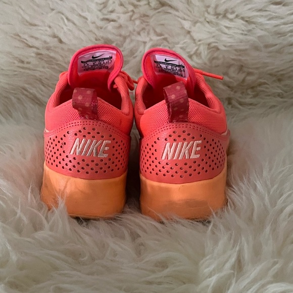 Nike Air Max Thea Orange Mid Casual Running Comfort Shoes - Picture 5 of 9